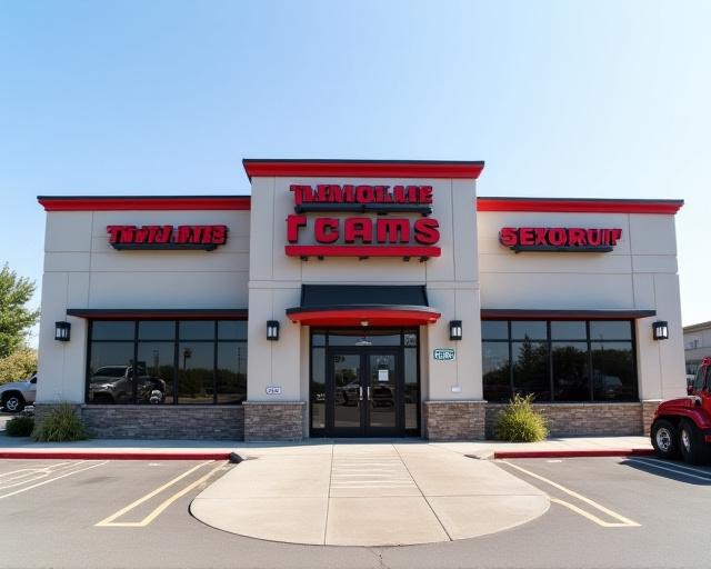 The exterior of The Truck Parts Depot storefront