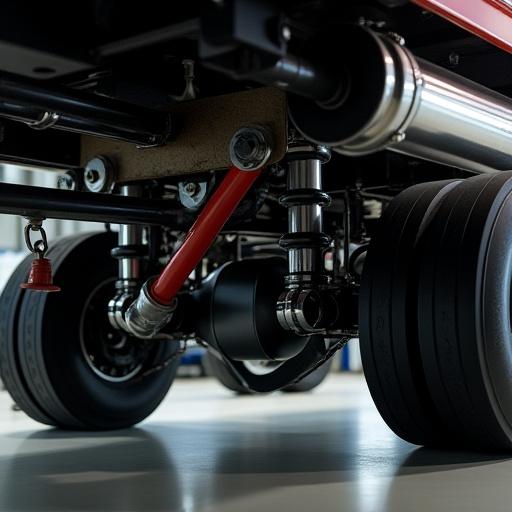 Truck air bag suspension system